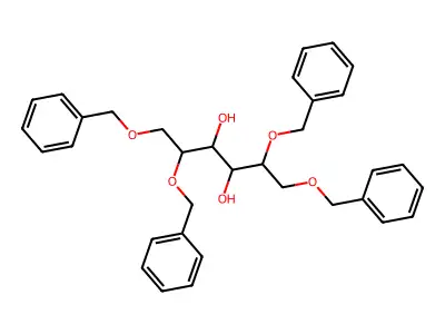 (2R,3S,4S,5R)-1,2,5,6-tetrakis(benzyloxy)hexane-3,4-diol structure