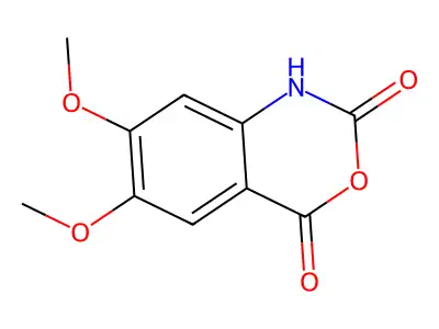 6,7-Dimethoxy-2H-3,1-benzoxazine-2,4(1H)-dione structure