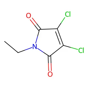3,4-二氯-1-乙基马来酰亚胺 structure