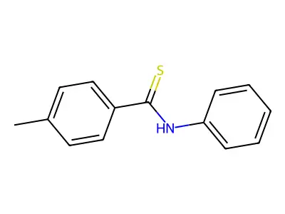 Benzenecarbothioamide, 4-methyl-N-phenyl- structure