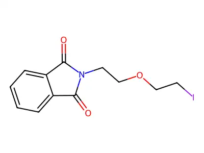 1H-Isoindole-1,3(2H)-dione, 2-[2-(2-iodoethoxy)ethyl]- structure