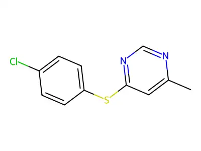4-[(4-Chlorophenyl)sulfanyl]-6-methylpyrimidine structure