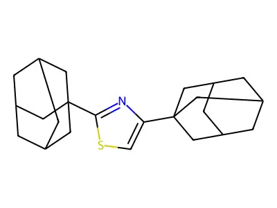 2,4-Di(1-adamantyl)thiazole structure