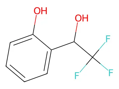 2-(2,2,2-Trifluoro-1-hydroxyethyl)phenol structure