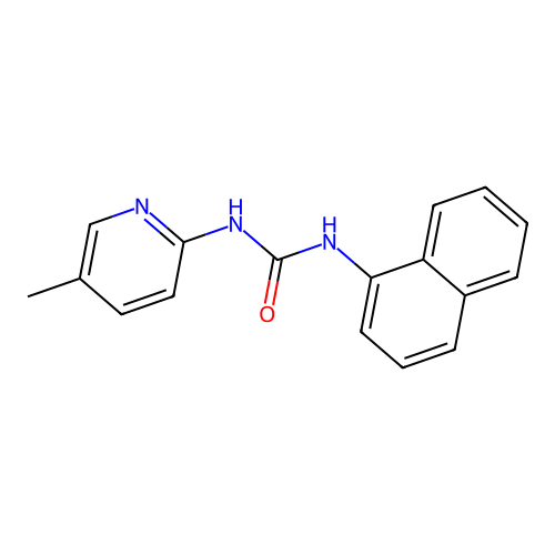 1-(5-Methylpyridin-2-yl)-3-naphthalen-1-ylurea structure