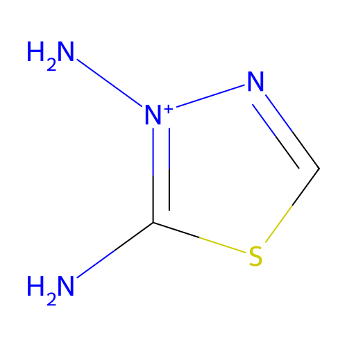 1,3,4-Thiadiazol-3-ium-2,3-diamine structure