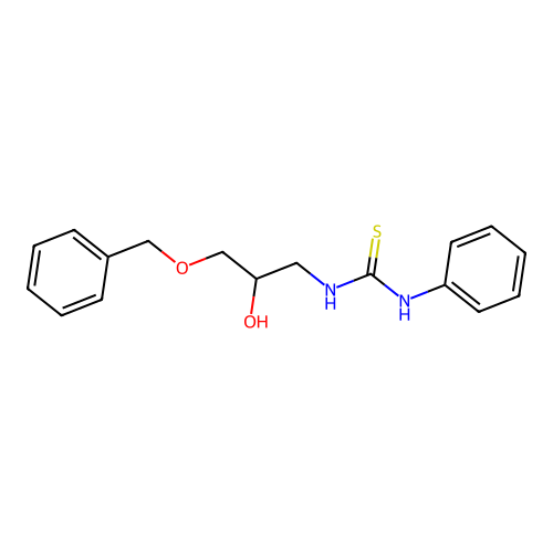 1-(3-Benzyloxy-2-hydroxy-propyl)-3-phenyl-thiourea structure