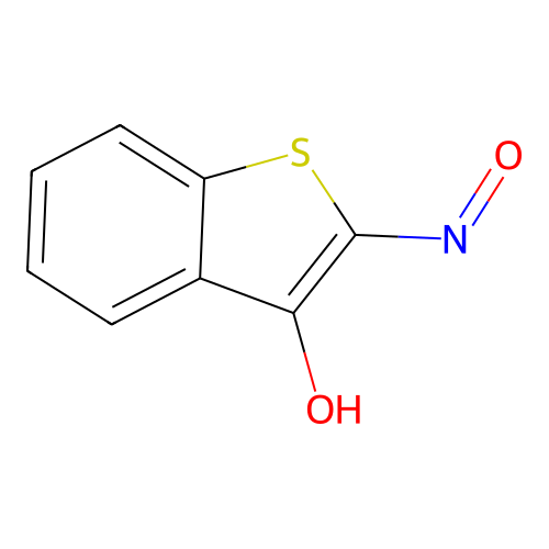 Benzo[b]thiophene-2,3-dione, 2-oxime structure