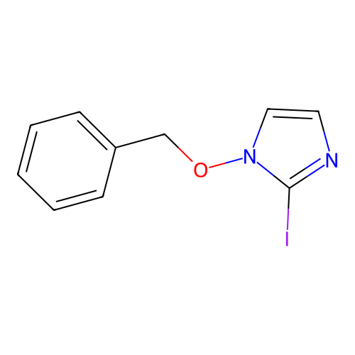 2-Iodo-1-phenylmethoxyimidazole structure