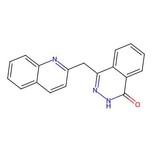 4-(quinolin-2-ylmethyl)phthalazin-1(2H)-one structure