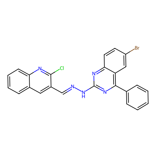 C24H15BrClN5 structure