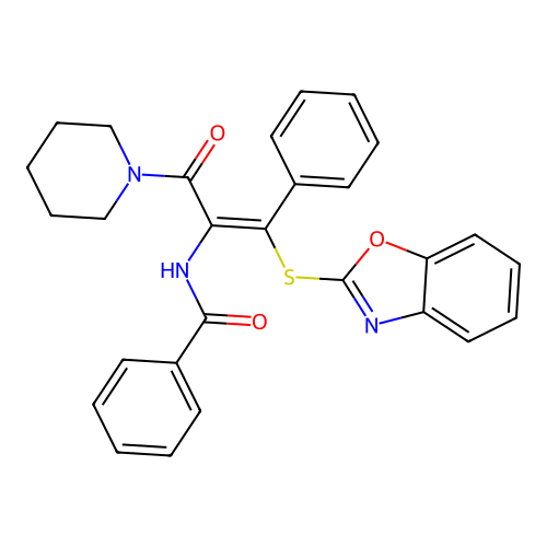 C28H25N3O3S structure