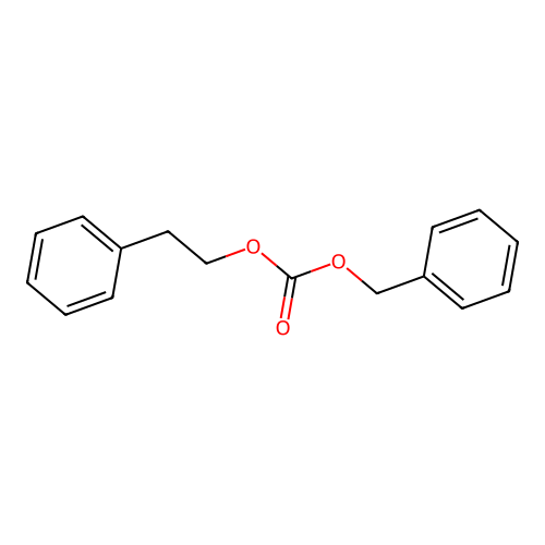 Carbonic acid benzyl ester phenethyl ester structure