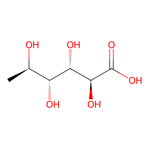 6-脱氧甘露糖酸 structure