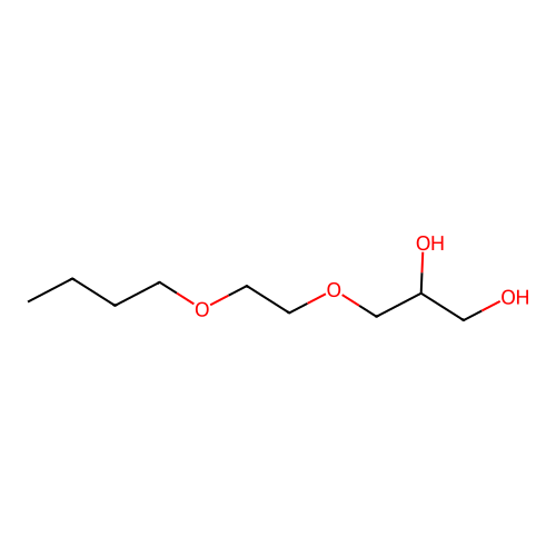 3-(2-Butoxyethoxy)propane-1,2-diol structure