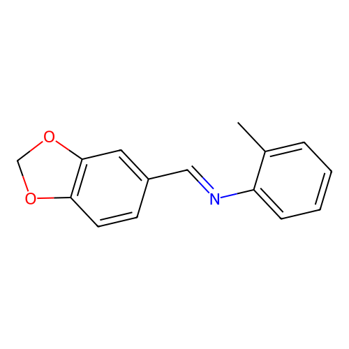 N-(2H-1,3-benzodioxol-5-ylmethylidene)-2-methylaniline structure