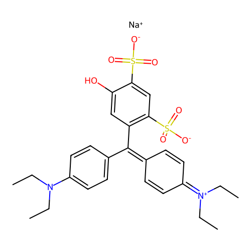 Patent Blue V sodium structure
