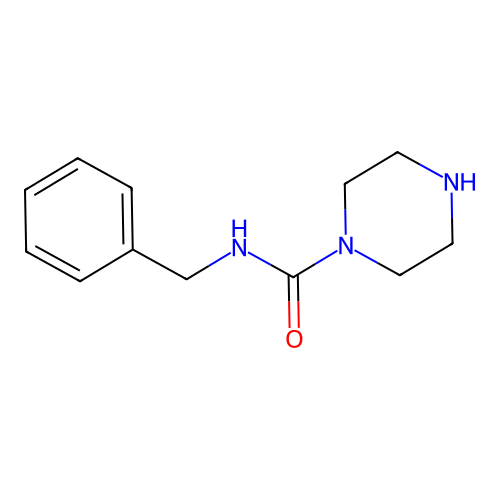 N-benzylpiperazine-1-carboxamide structure