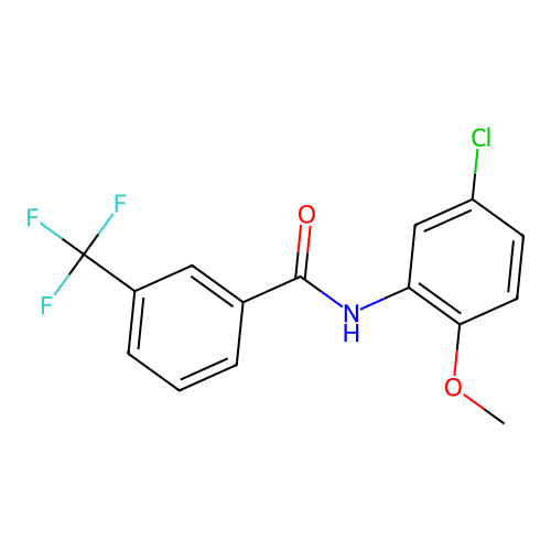 N-(5-Chloro-2-methoxyphenyl)-3-(trifluoromethyl)benzamide structure