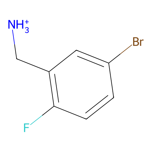 (5-Bromo-2-fluorophenyl)methylazanium structure