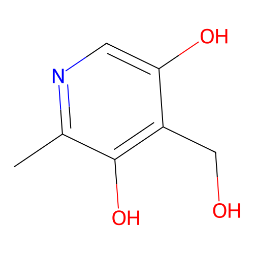 4-Pyridinemethanol, 3,5-dihydroxy-2-methyl- structure
