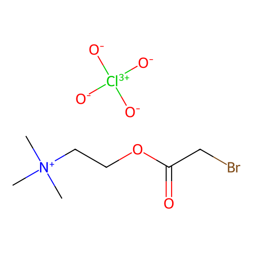 Bromoacetylcholine perchlorate structure