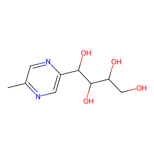 1-(5-Methylpyrazin-2-yl)butane-1,2,3,4-tetraol structure