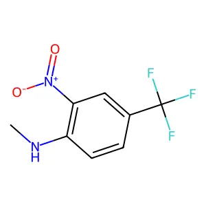 N-甲基-2-硝基-4-(三氟甲基)苯胺 structure