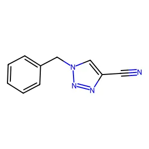 1-benzyl-1H-1,2,3-triazole-4-carbonitrile structure