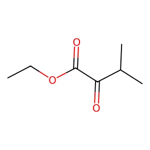 Ethyl 3-methyl-2-oxobutyrate structure
