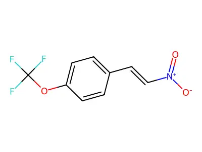 beta-Nitro-4-(trifluoromethoxy)styrene structure