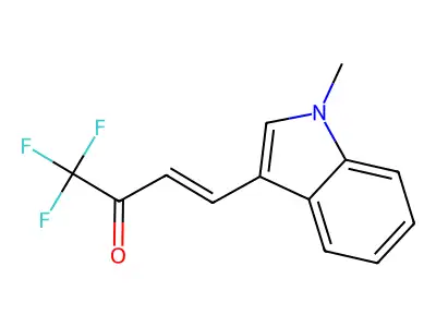 1,1,1-Trifluoro-4-(1-methylindol-3-yl)but-3-en-2-one structure