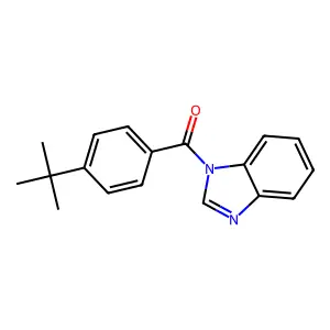 Benzimidazol-1-yl-(4-tert-butylphenyl)methanone structure