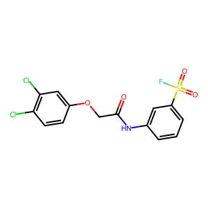 3-[[2-(3,4-Dichlorophenoxy)acetyl]amino]benzenesulfonyl fluoride structure