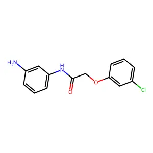 N-(3-氨基苯基)-2-(3-氯苯氧基)乙酰胺 structure