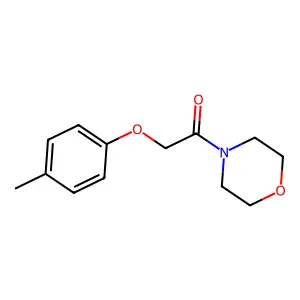 4-[(4-Methylphenoxy)acetyl]morpholine structure