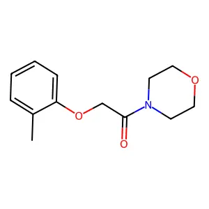 4-[(2-Methylphenoxy)acetyl]morpholine structure