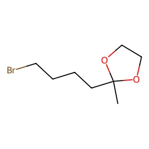 2-(4-Bromobutyl)-2-methyl-1,3-dioxolane structure