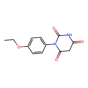 1-(4-ethoxyphenyl)pyrimidine-2,4,6(1H,3H,5H)-trione structure