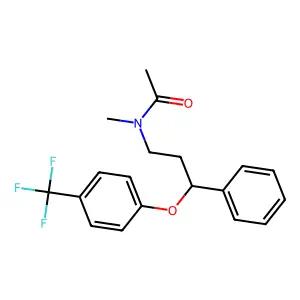 Fluoxetine, N-acetyl structure