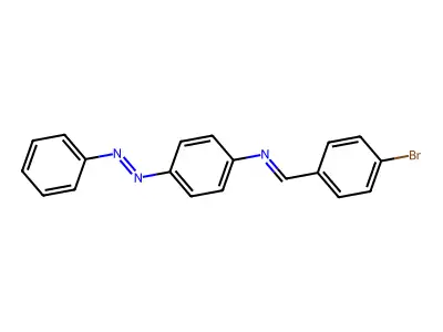 N-(4-bromobenzylidene)-4-(phenyldiazenyl)aniline structure