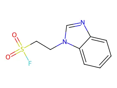 2-(1H-1,3-benzodiazol-1-yl)ethane-1-sulfonyl fluoride structure