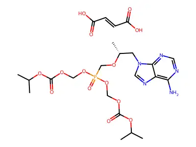 Tenofovir Disoproxil Fumarate structure