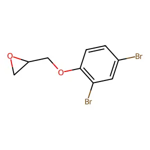 2,4-二溴苯基缩水甘油醚 structure