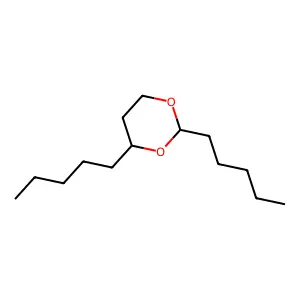 Hexanal octane-1,3-diol acetal structure