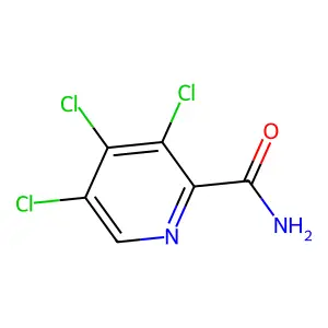 3,4,5-Trichloropyridine-2-carboxamide structure