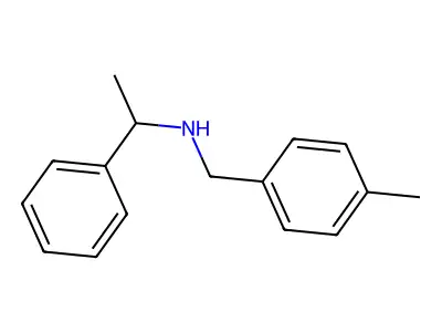(4-Methylbenzyl)(1-phenylethyl)amine structure