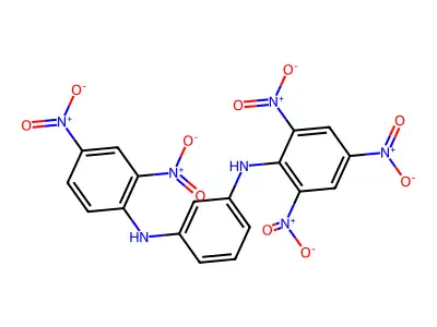 N-(2,4-dinitrophenyl)-N'-(2,4,6-trinitrophenyl)benzene-1,3-diamine structure