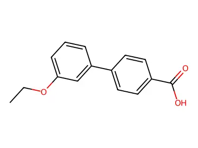 4-Biphenyl-(3'-ethoxy)carboxylic acid structure