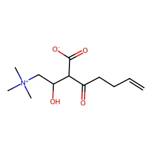 4-Pentenoylcarnitine structure